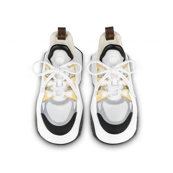 Louis Vuitton LV Archlight 2.0 Platform Sneaker White Yellow 1ABIIE