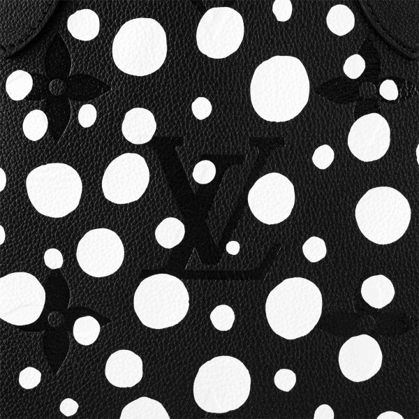 Louis Vuitton LV x YK Neverfull MM M46390 Black white