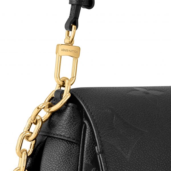 Louis Vuitton M45813 Favorite Monogram Empreinte Leather Black