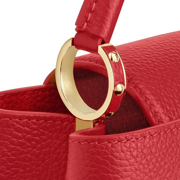 Louis Vuitton M52689 Capucines BB Bag Scarlet Red