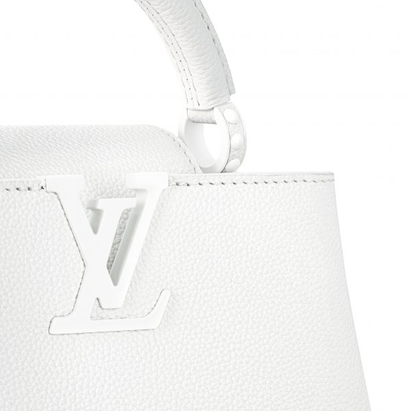 Louis Vuitton M23956 Capucines East-West Mini Optic White