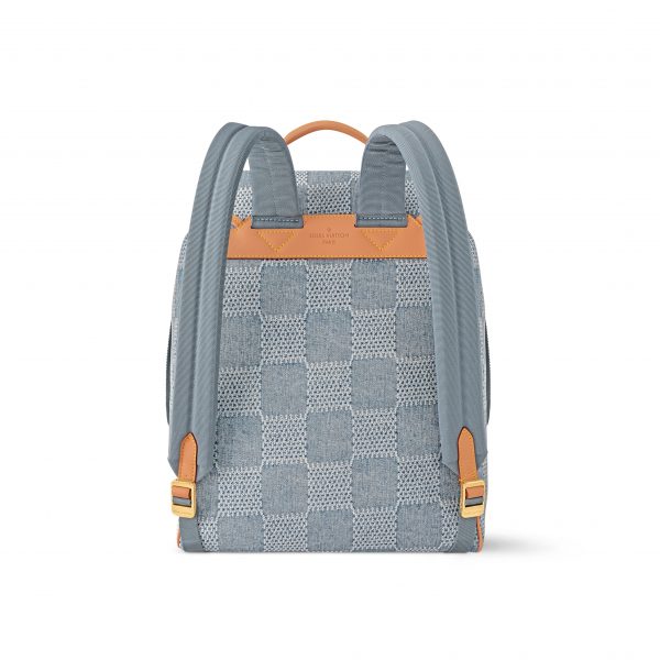 Louis Vuitton N40708 Montsouris Backpack Damier Blue